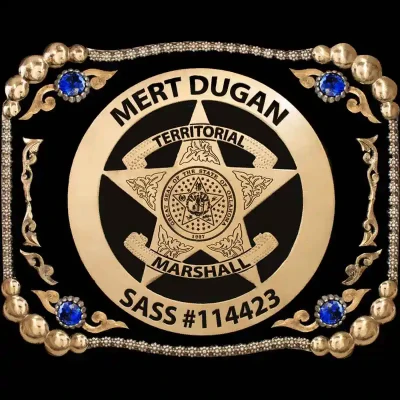 Red Bluff Belt Buckle
